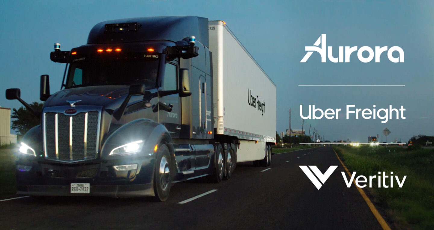 Uber Freight and Aurora expand pilot in Texas with Veritiv