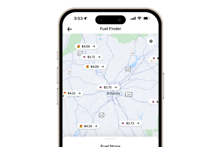 Uber Freight Fuel Finder